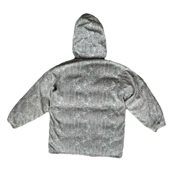 Vintage Woolrich Women’s Goose Down Winter Coat Jacket Green Brown Outdoors S - Picture 10 of 10